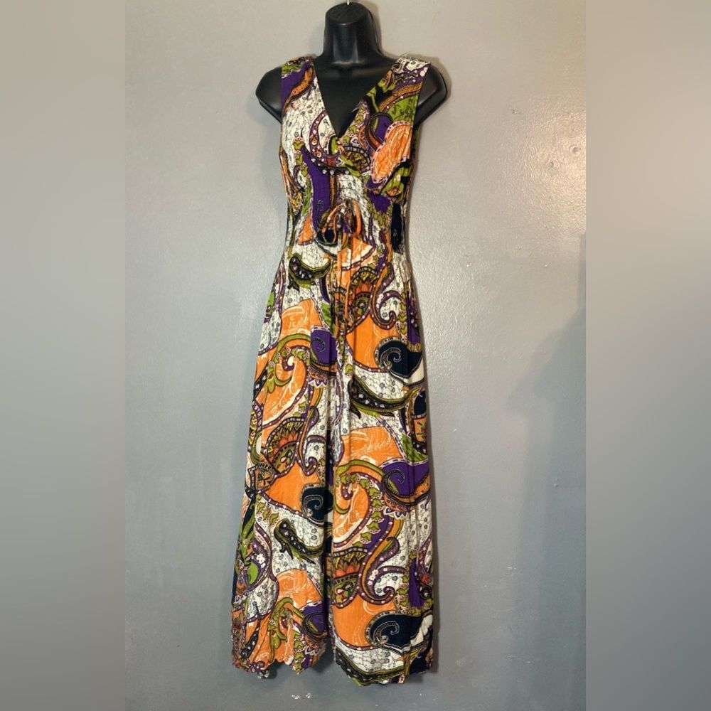 Mlle Gabrielle Vibrant Paisley Maxi Dress